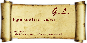 Gyurkovics Laura névjegykártya